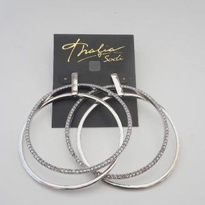 Thalia Sodi Large Ear Ring With Stones